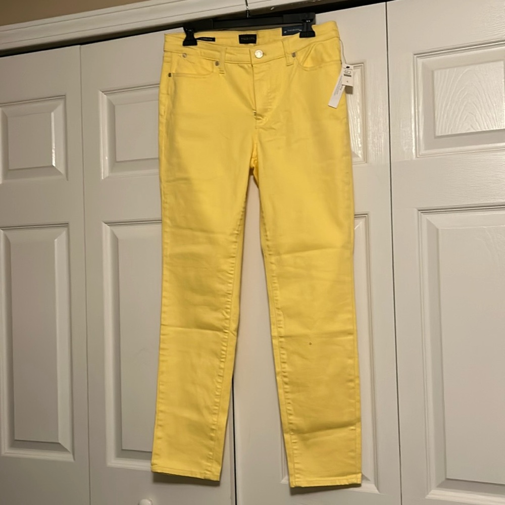 New Talbot’s yellow jeans